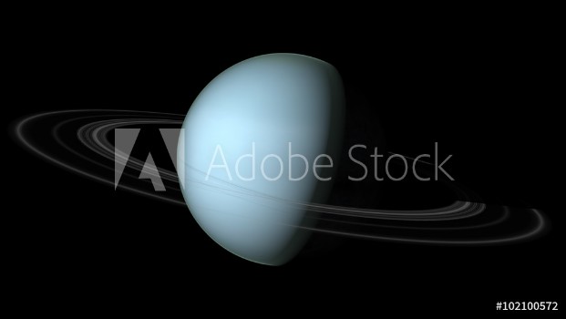 Bild på Uranus Elements of this image furnished by NASA